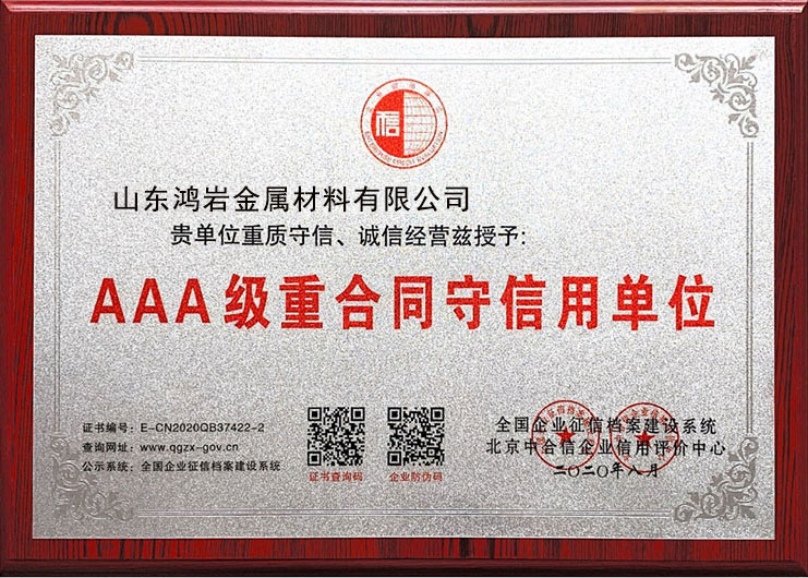 重合同守信用單位